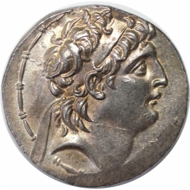 AR Tetradrachme 139/129 v. Chr avers