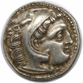AR Drachme 310 - 301 v. Chr avers