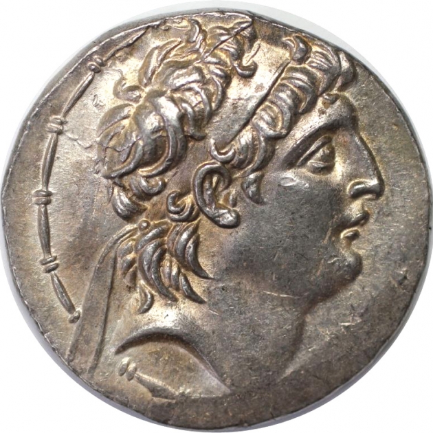 AR Tetradrachme 139/129 v. Chr avers