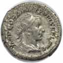 Antoninianus 244 n. Chr avers