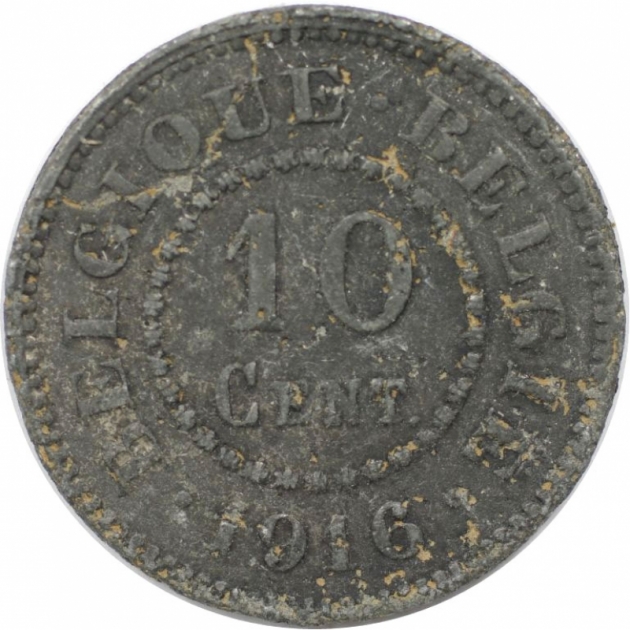 10 Centimes 1916 revers