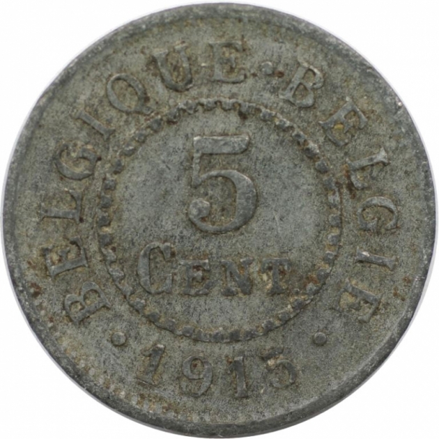 5 Centimes 1915 revers